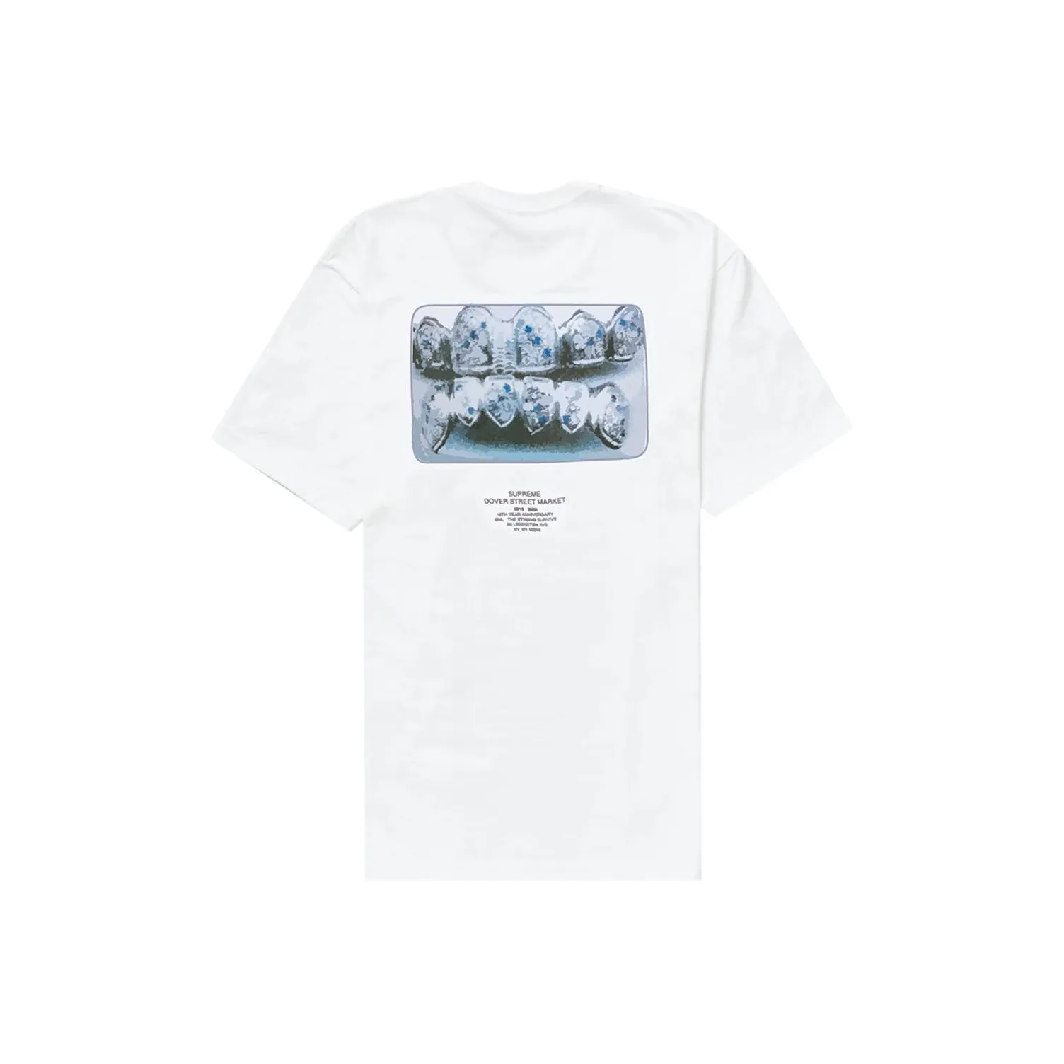 Supreme Dover Street Market Co brand T Shirts Unisex White