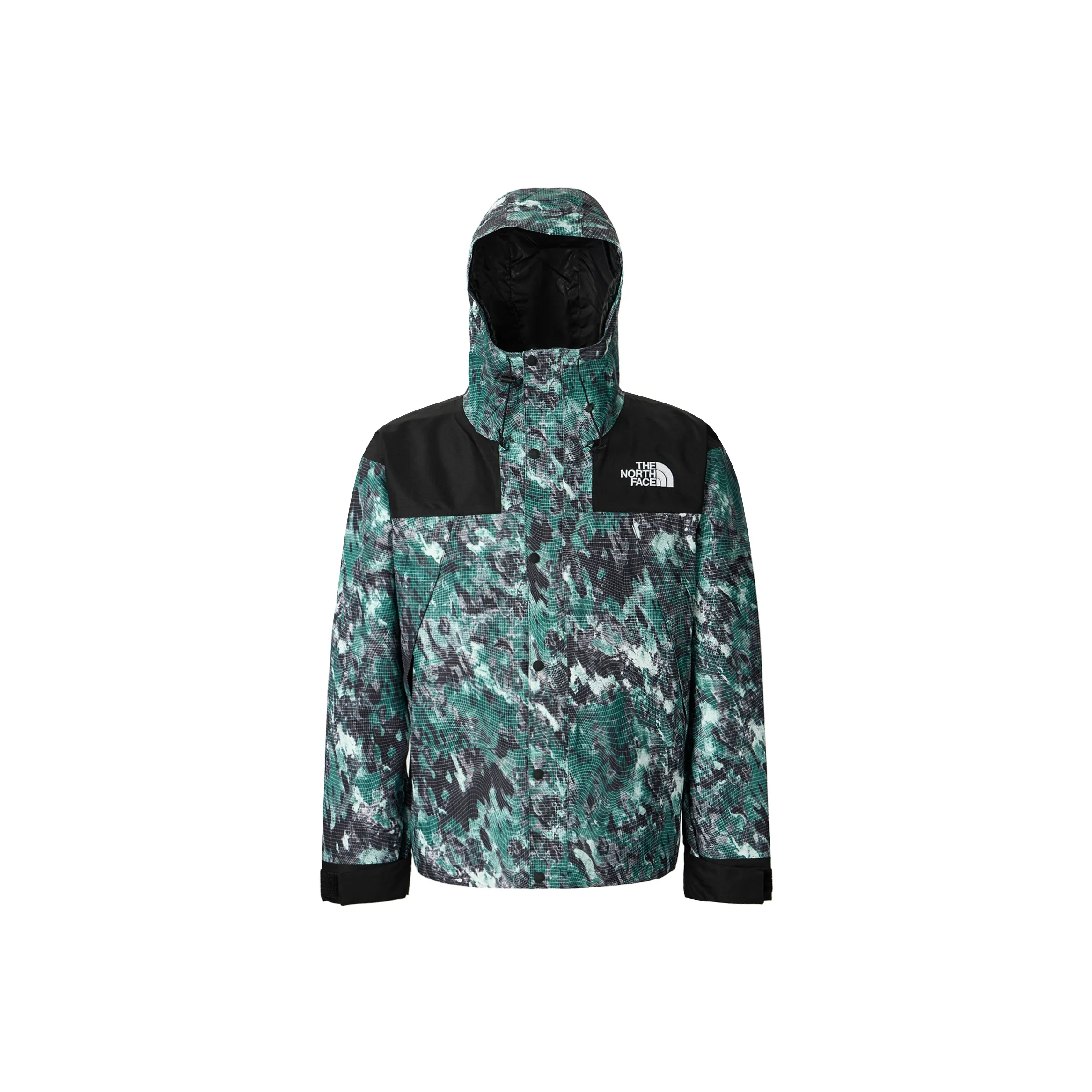 THE NORTH FACE ICONMountain SS25 Hiking Waterproof And Windproof Windbreaker Men's Camouflage