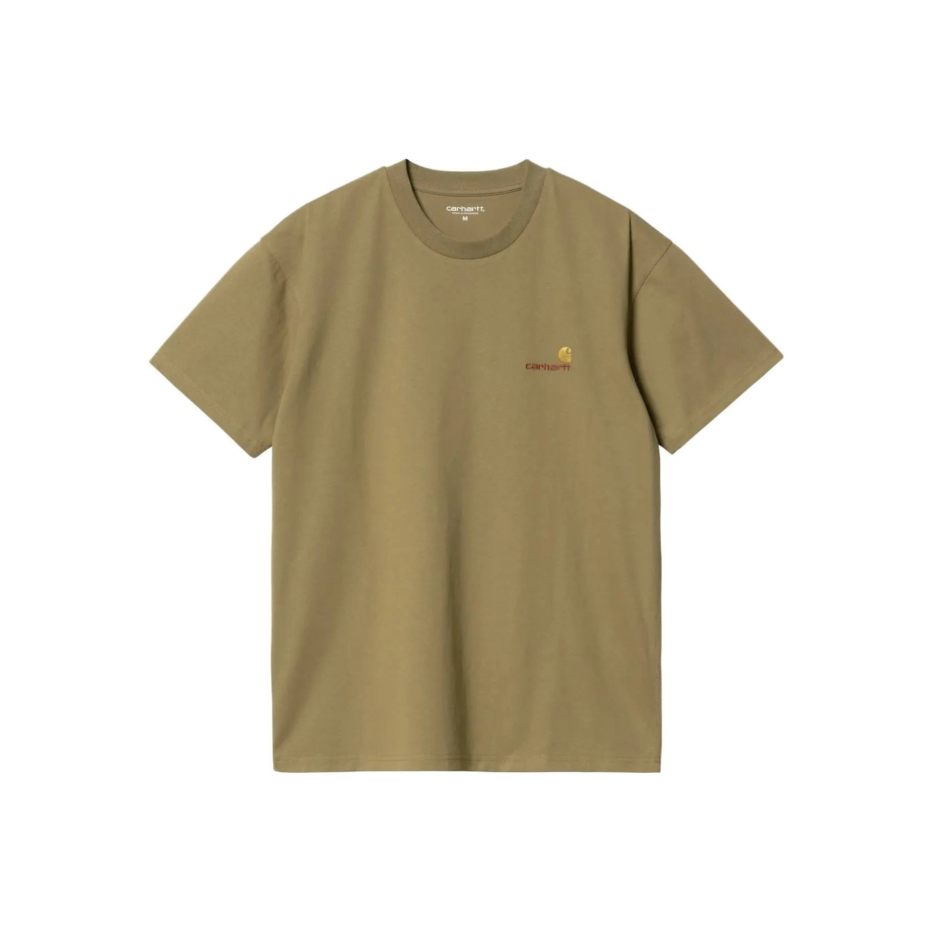 Carhartt WIP American Script T-Shirt T-Shirt Мужской Зеленый