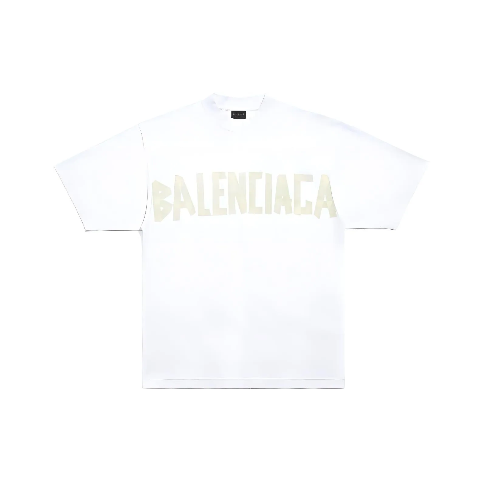 Balenciaga Tape Logo Crewneck T Shirt