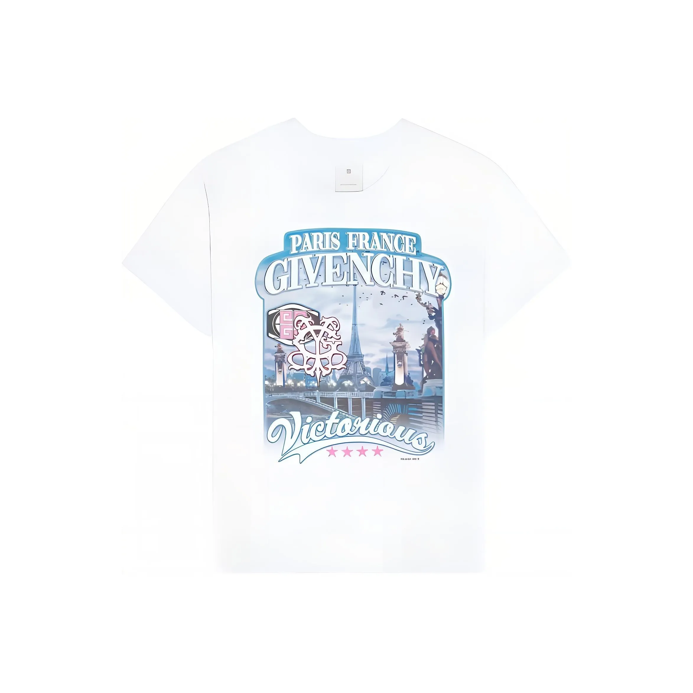 Givenchy Graphic Printed Crewneck T Shirt