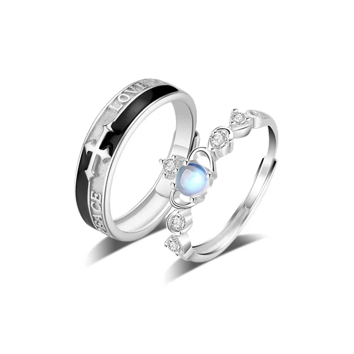 The Star Of The Water Shell Topazes Colored Gemstone Rings Unisex