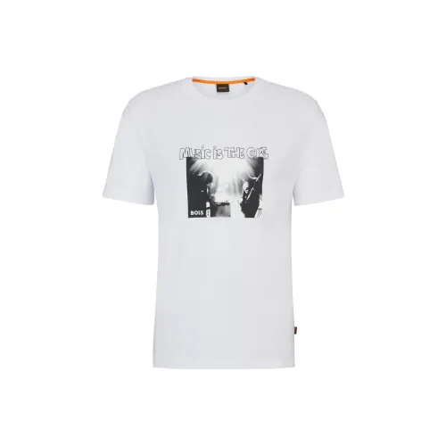 HUGO BOSS Белая Мужская Рубашка
