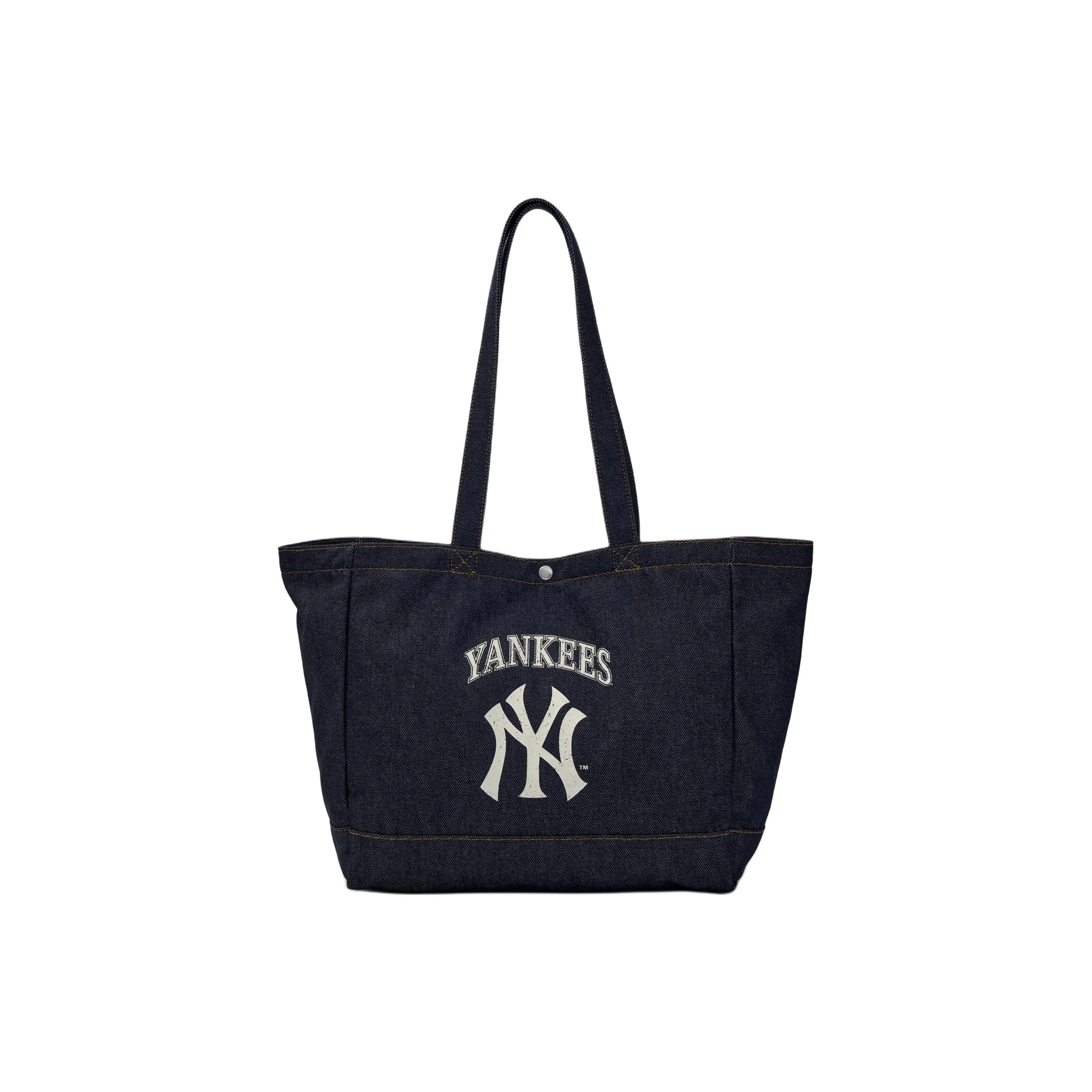 MLB New York Yankees Хлопок Плечевая сумка Сумка-тоут Сумка для ноутбука Студенческая унисекс Темно-синий