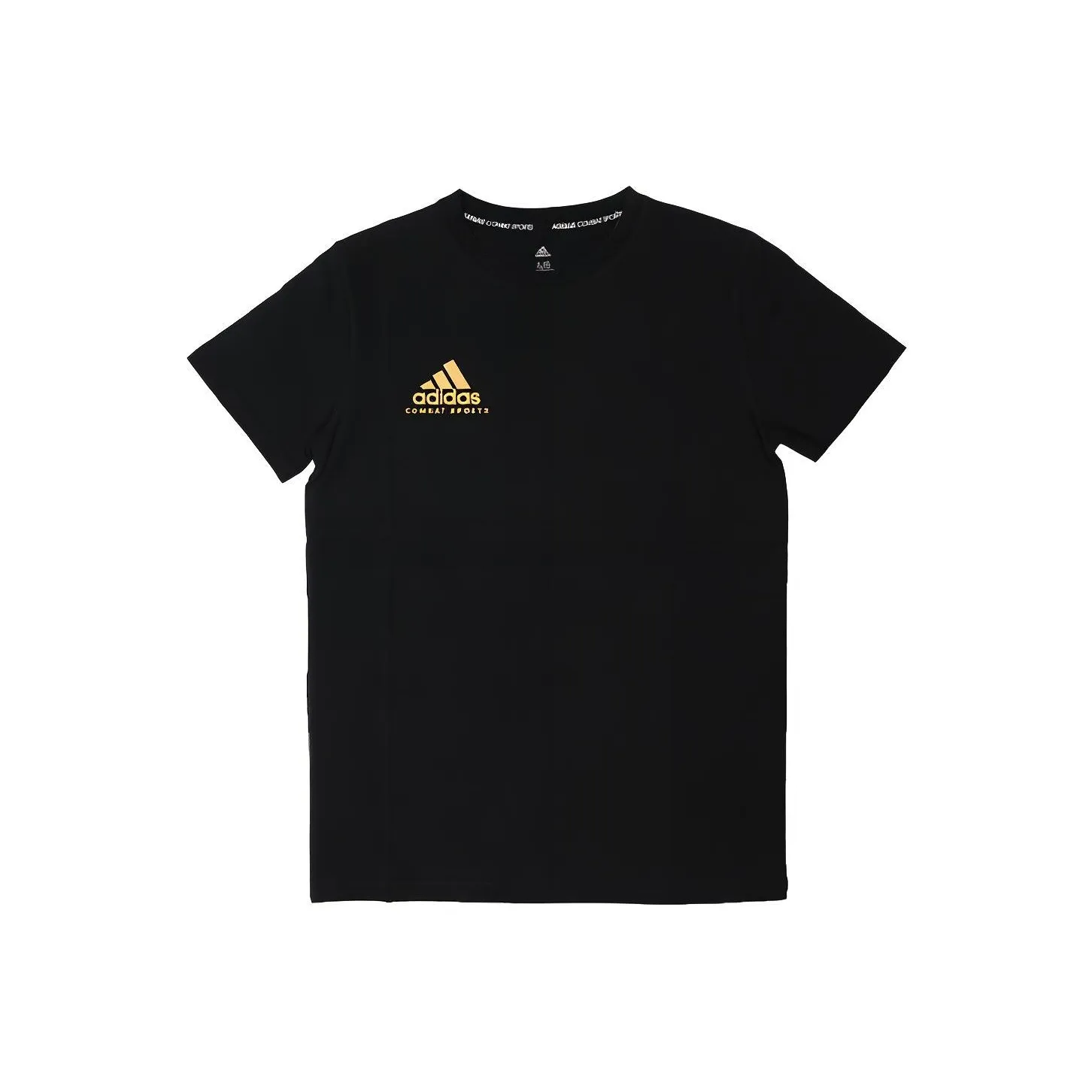 Adidas T Shirt Men's Black With Gold Logo