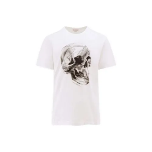 Alexander McQueen Белая Мужская Рубашка