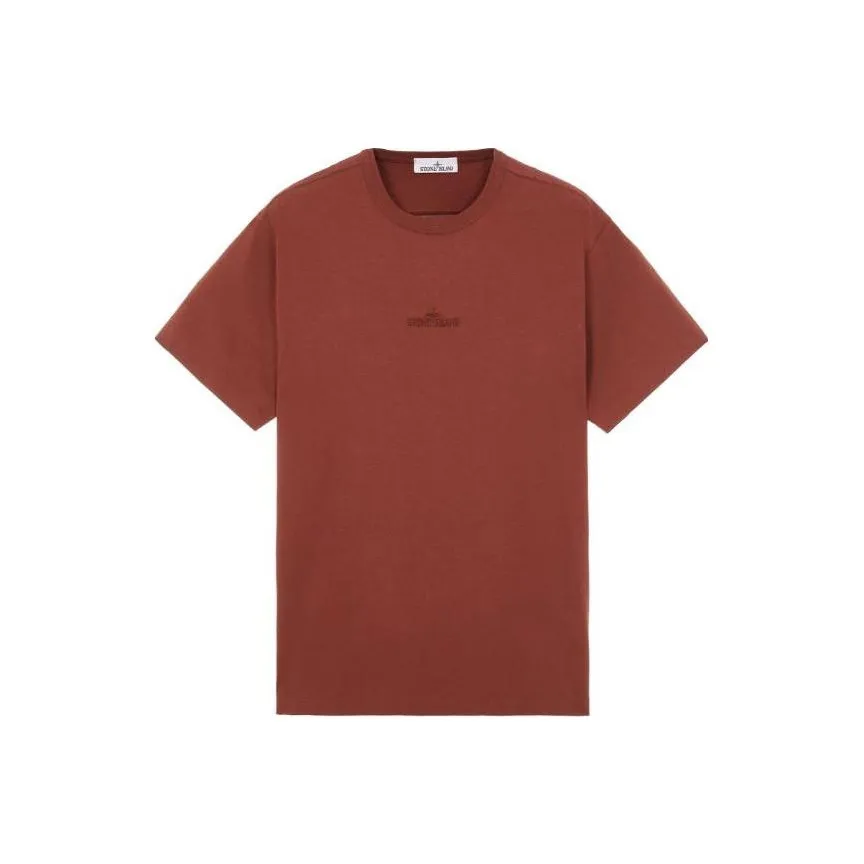 STONE ISLAND Мужские красные T-рубашки