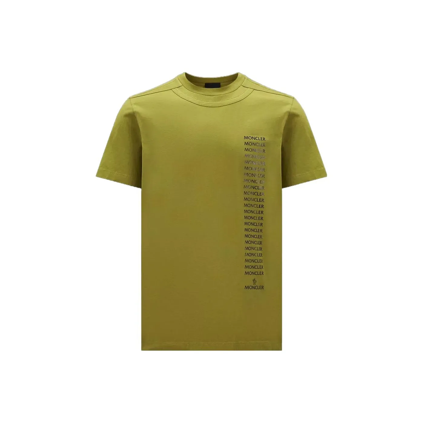 MONCLER Светло-зеленые Мужские T-рубашки