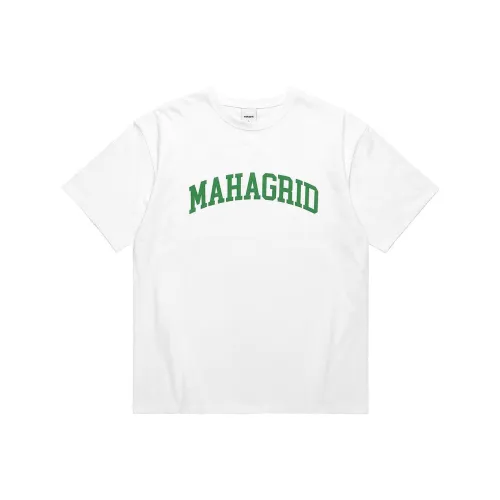 MAHAGRID Белая унисекс футболка