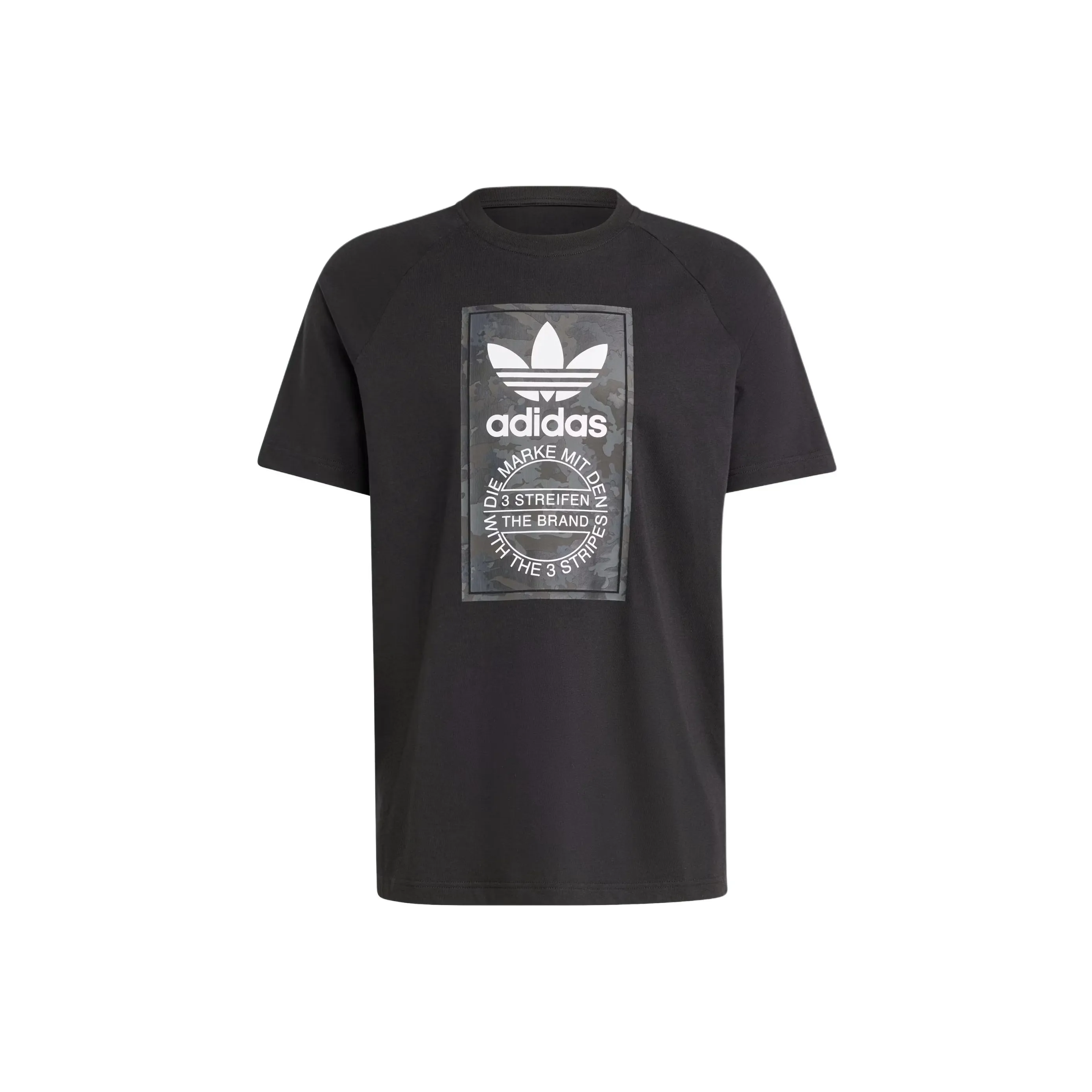 Adidas Originals Camo Tongue Tee T-Shirt Рубашка Мужская Черная