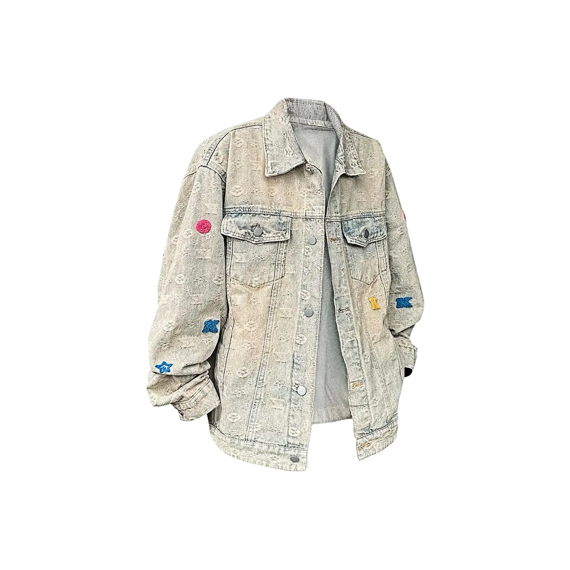 PISYPOX Denim Jacket Unisex Yellow Mud