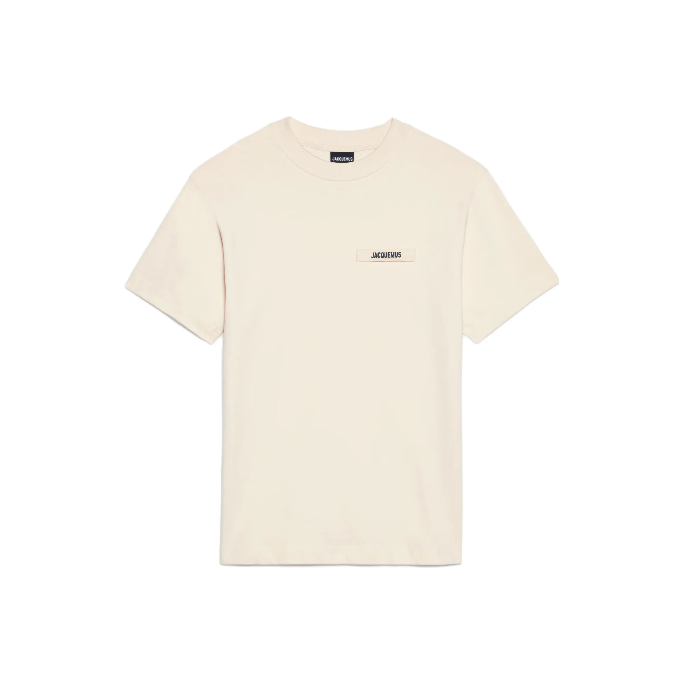 Jacquemus Бежевые Мужские T-рубашки