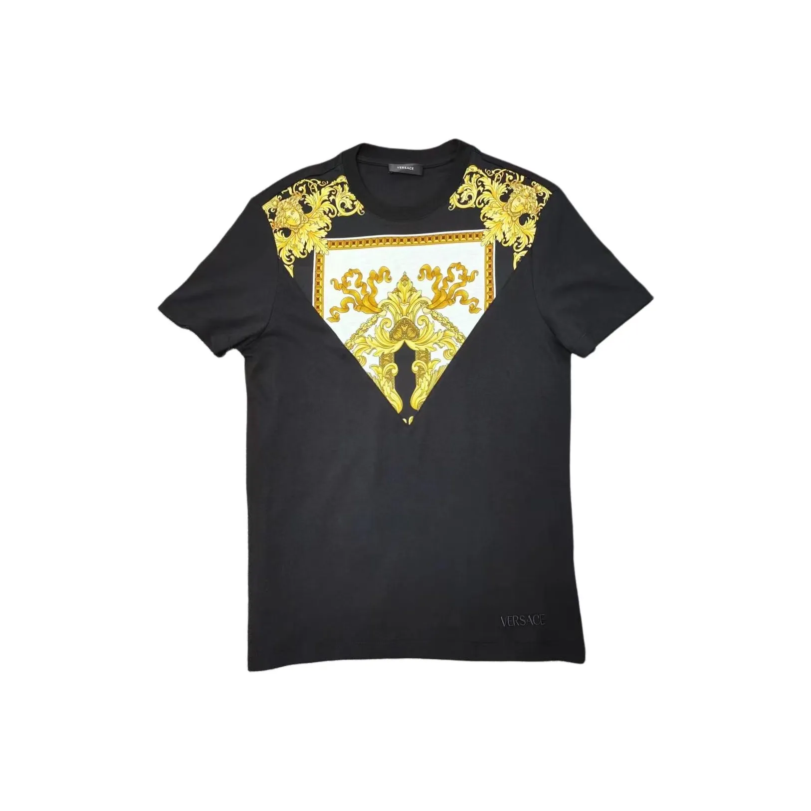 VERSACE Мужские черные T-рубашки