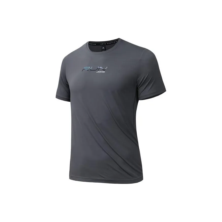 Anta Running Collection T Shirt Men's Castle Gray