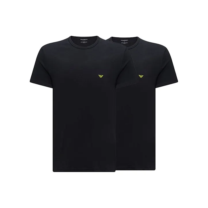 EMPORIO ARMANI T-рубашка мужская 2 упаковки черный