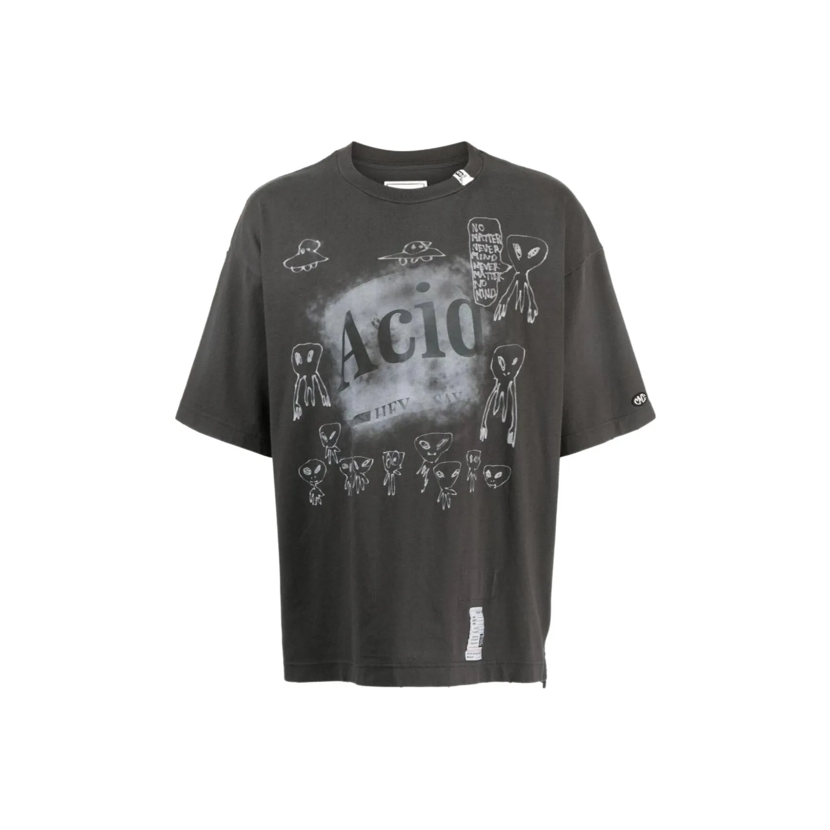 Maison Mihara Yasuhiro Graphic Printed Crewneck T Shirt