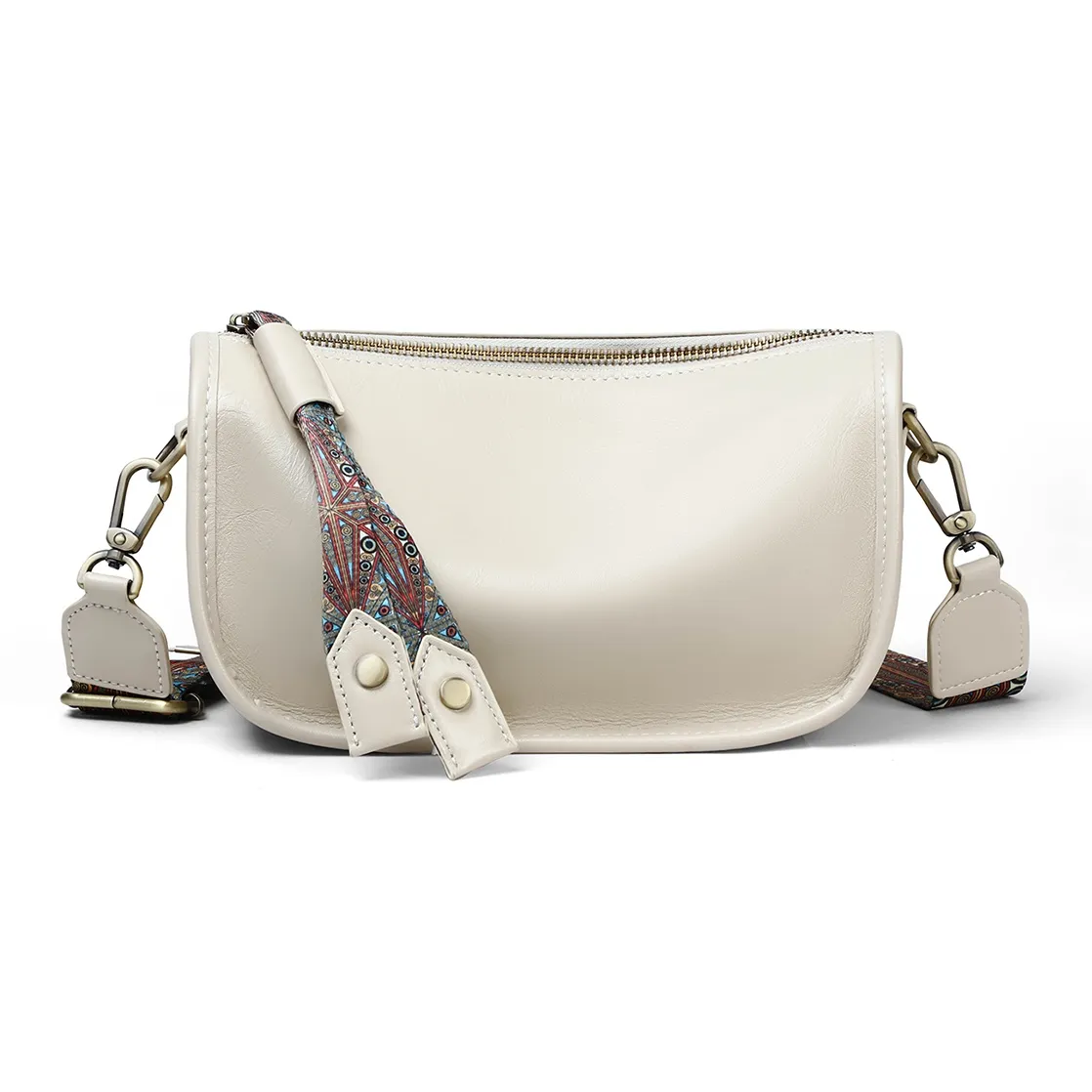 MILLIE'S Сумка через плечо из коровьей кожи обычная женская белая