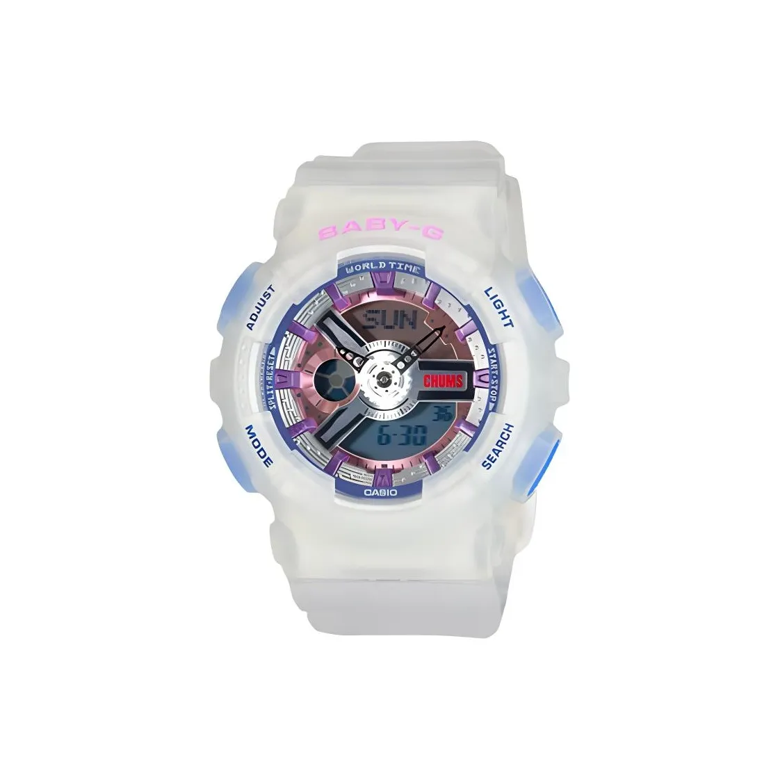 CASIO Кварцевый Movement Женские Часы 46,3mm*43,4mm*15,8mm Многоцветные