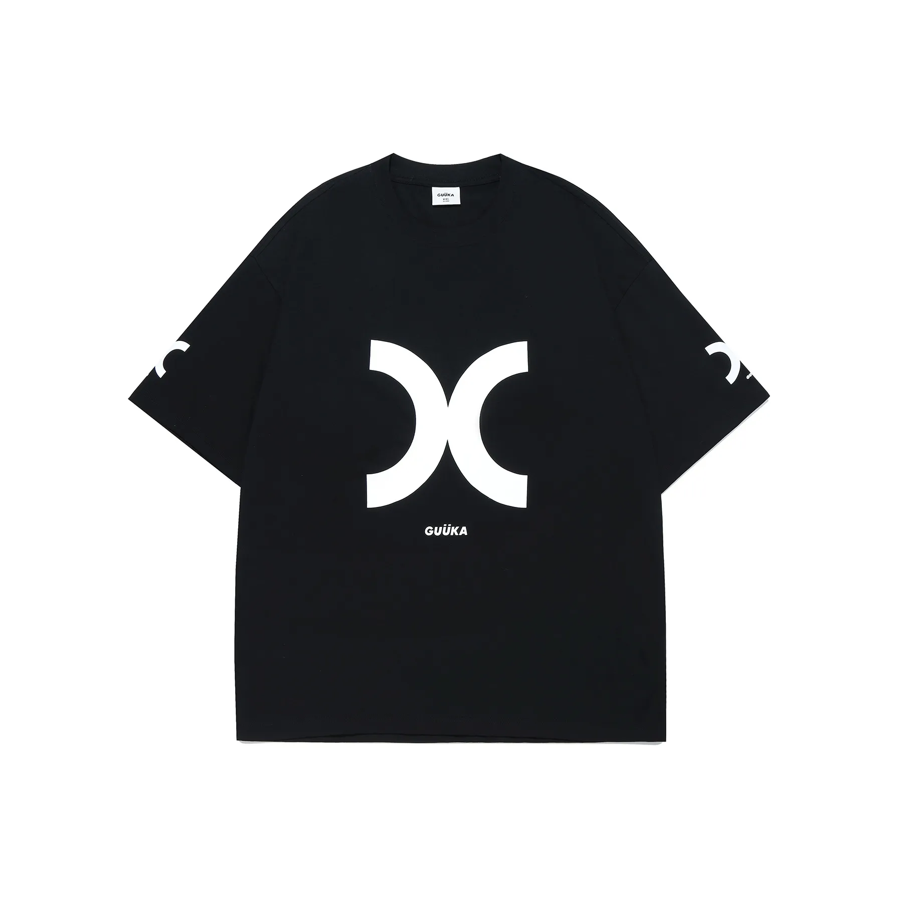 Familiar short sleeve shirt Blue