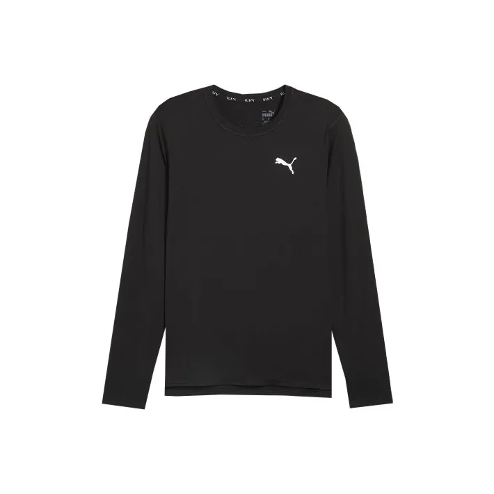 PUMA RUN CLOUDSPUN Т-Рубашка Мужская Черная