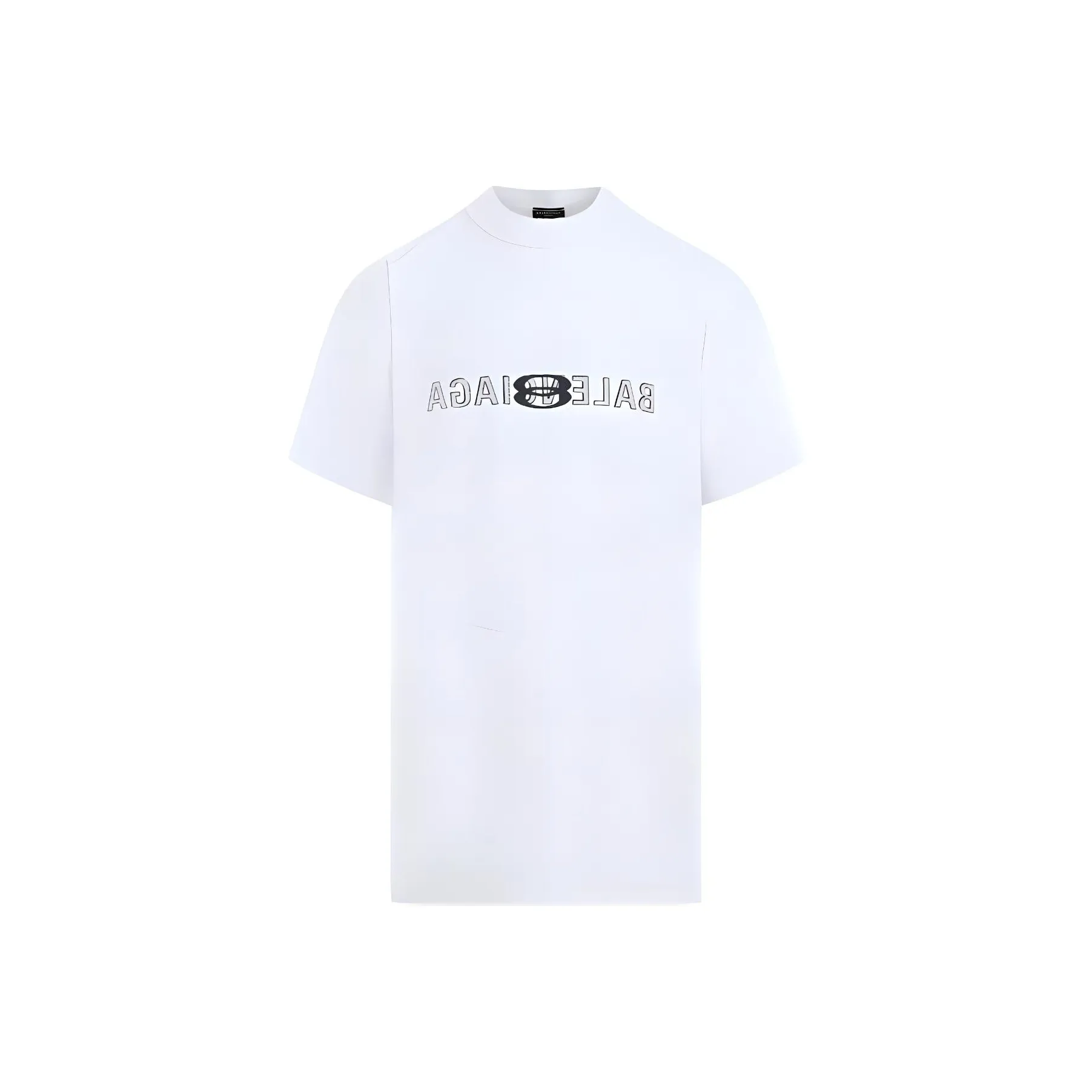 Balenciaga SS24 T Рубашка Регулярного Кроя Мужская Белая