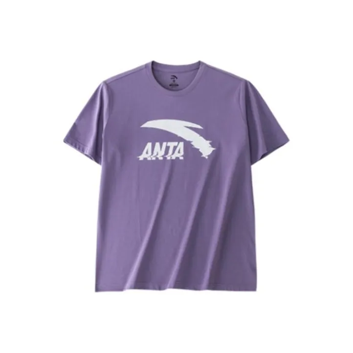 Anta Life Collection Sports Life Collection T Shirt Unisex Crystal Purple