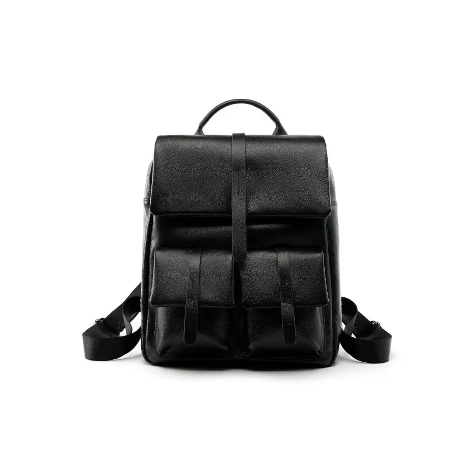 VANDEE Рюкзак из коровьей кожи женский черный