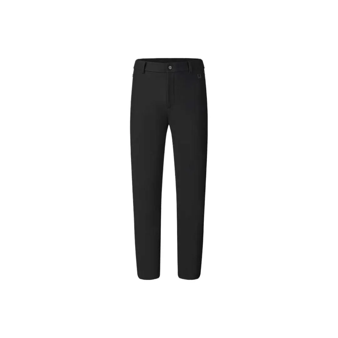 FILA Golf Series SS25 Knitted Sports Pants Men's Pitch Black
