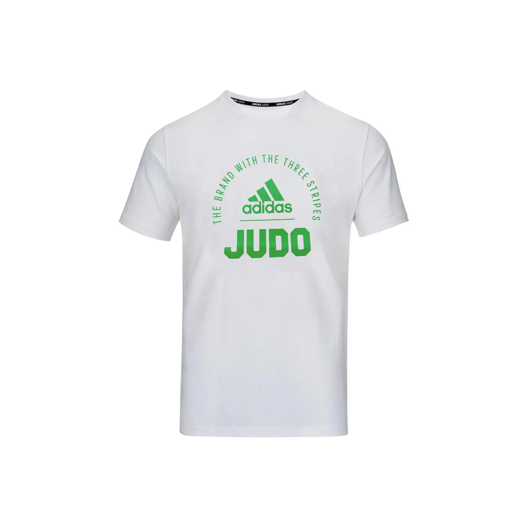 Adidas T-Shirt Мужская Белая Зеленая