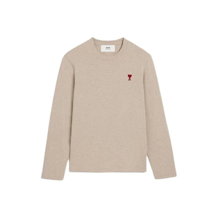 AMIPARIS SS24 T-Shirt Унисекс Кремовый Бежевый