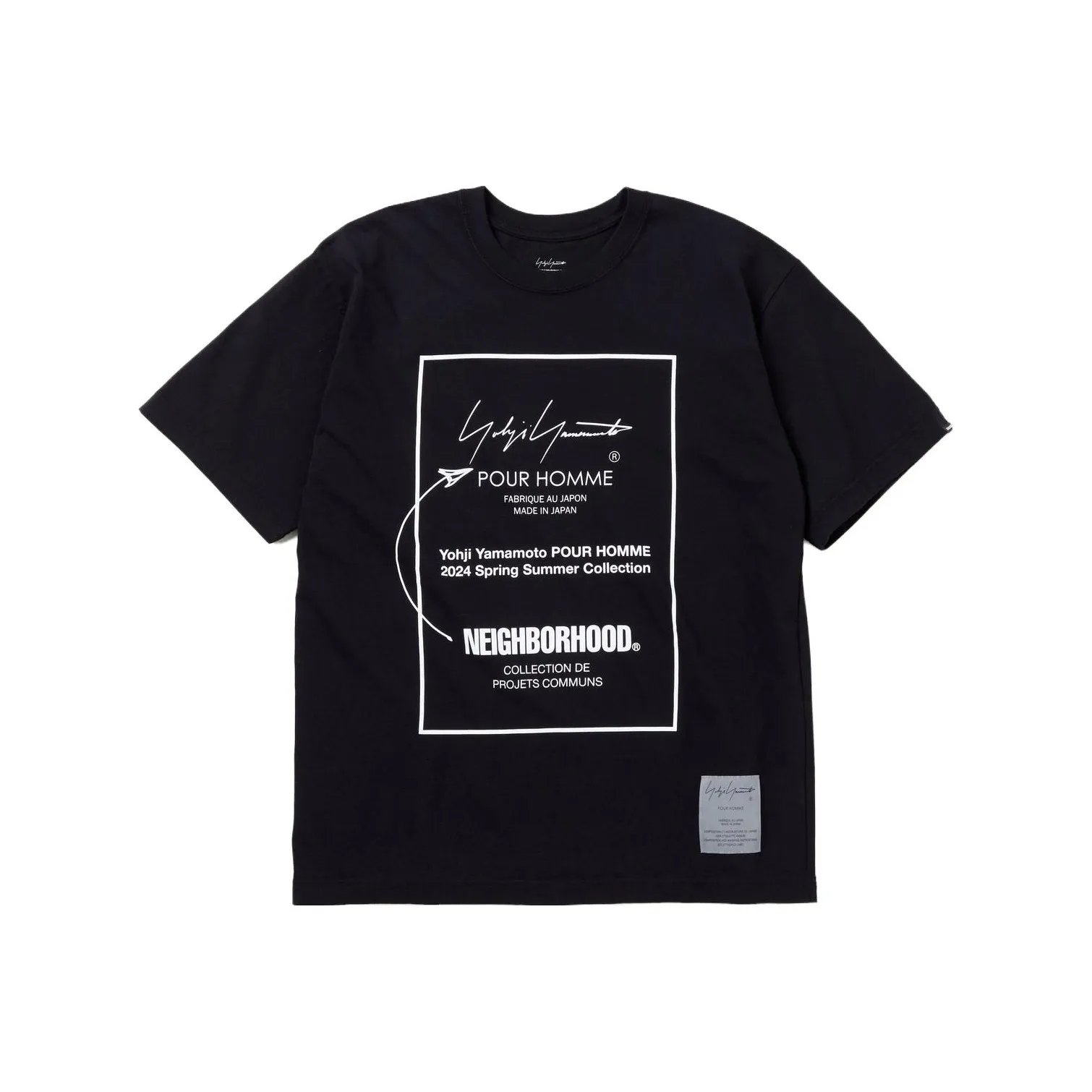 Yohji Yamamoto X Neighborhood Logo-print Cotton T-shirt