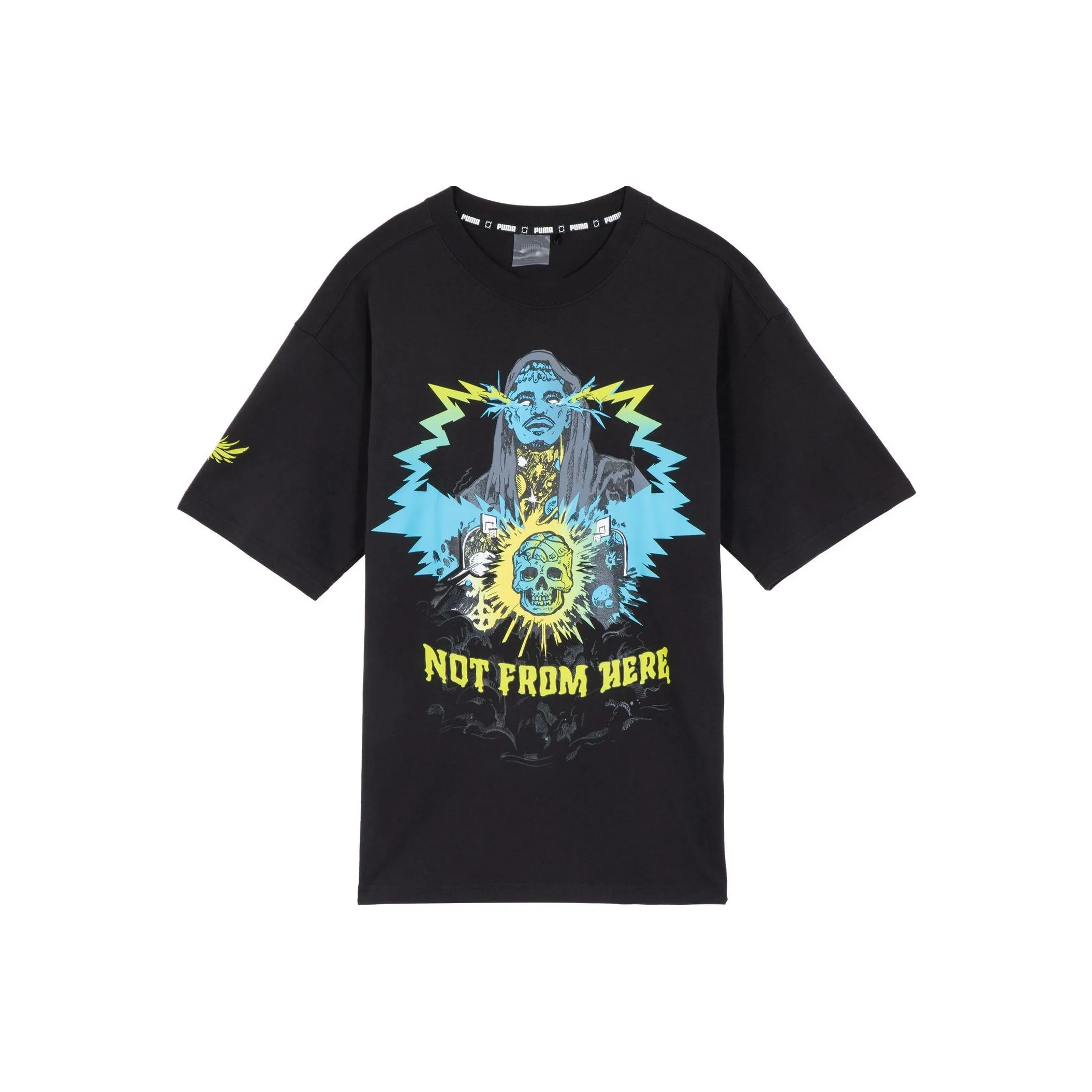 PUMA Мужская черная футболка