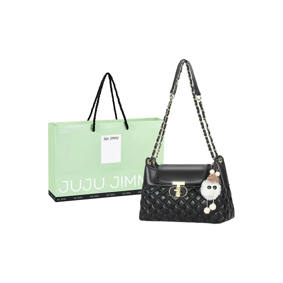 Juju Jimmy ПУ (полиуретан) Сумка через плечо Стандартная Женская Темно-ночной Phantom Butterfly Черный