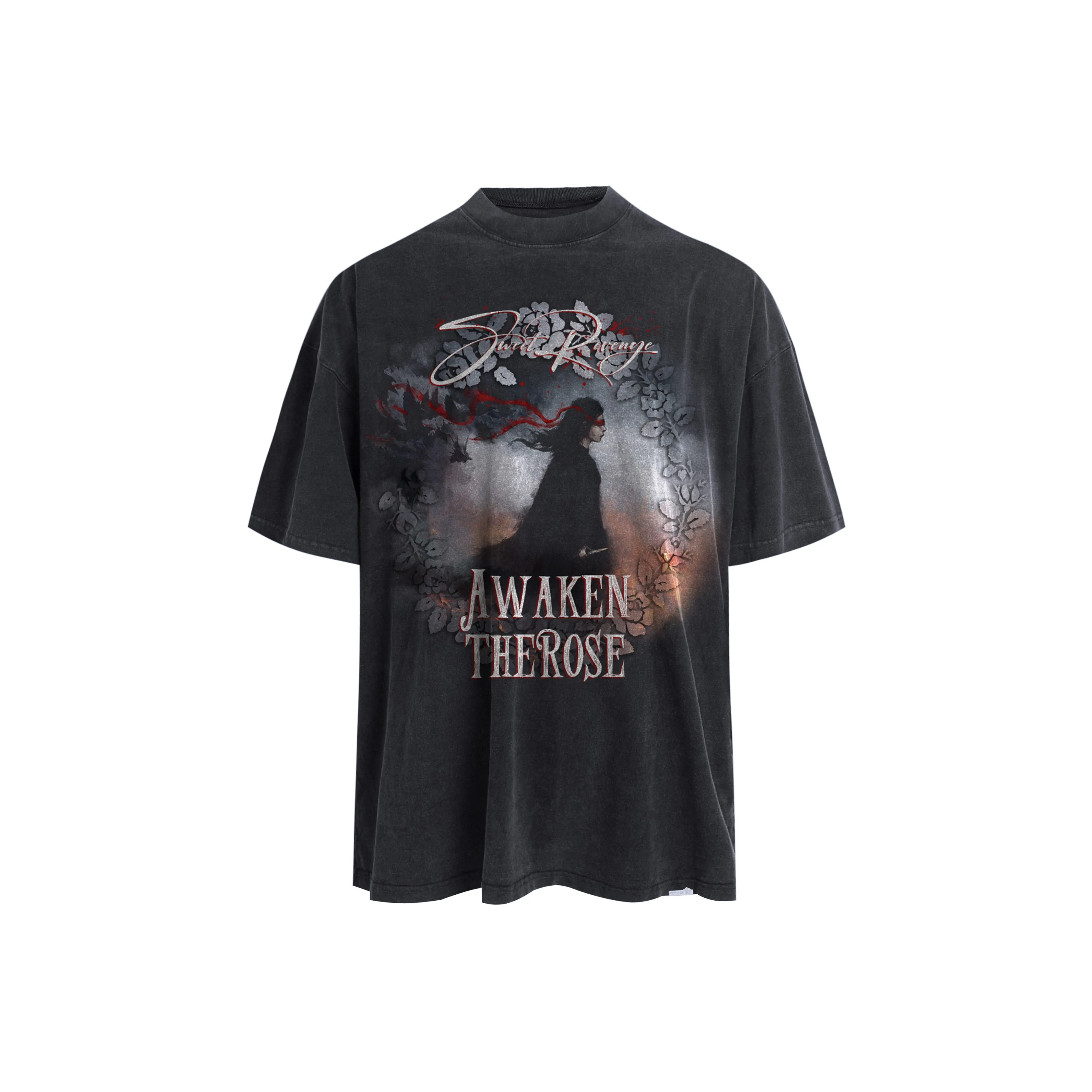 AWAKEN THE ROSE T-Shirt Унисекс Черный