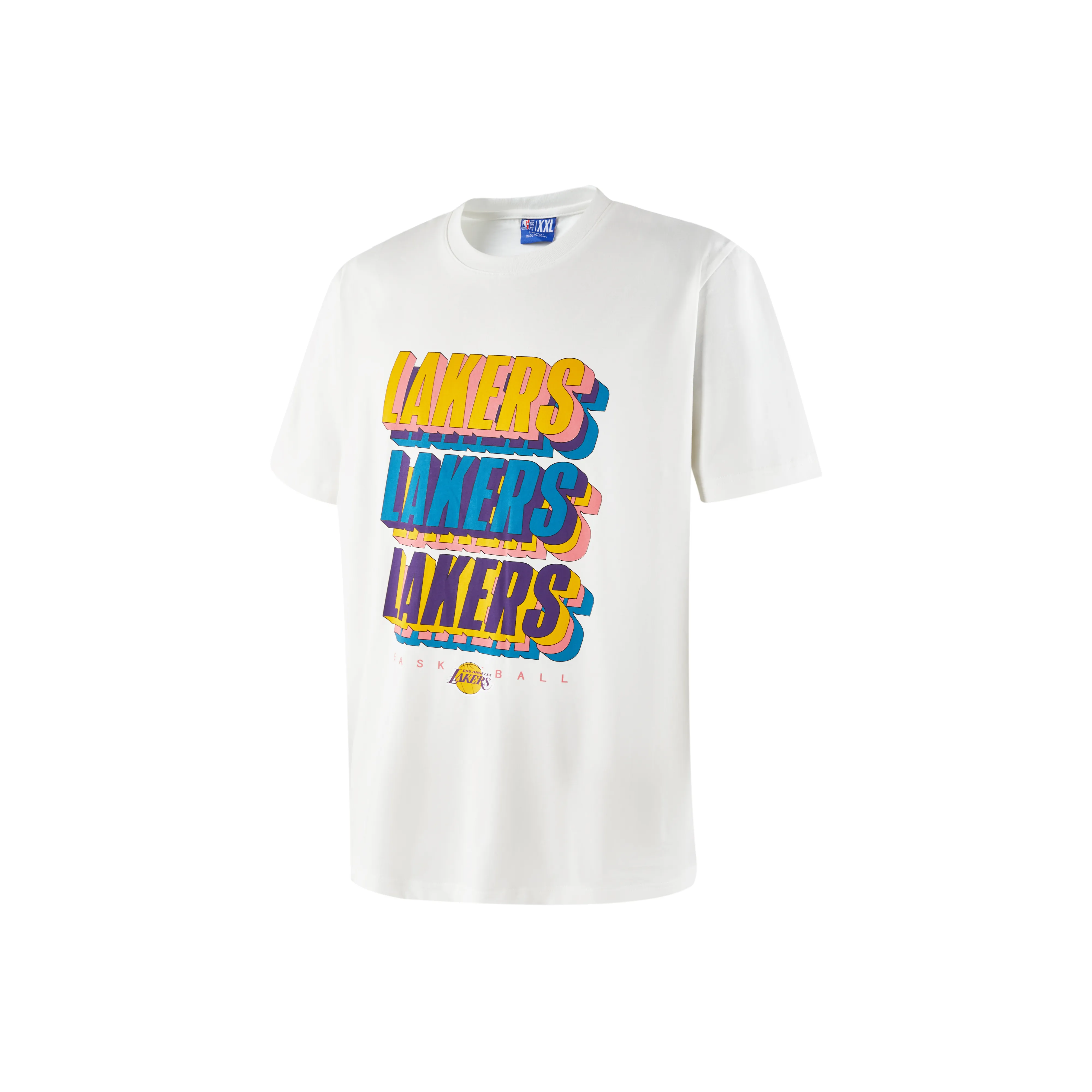 NBA Los Angeles Lakers T-Shirt Унисекс Белый