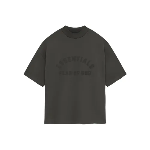 Fear of God Essentials SS24 Чернильно-черные Мужские Рубашки