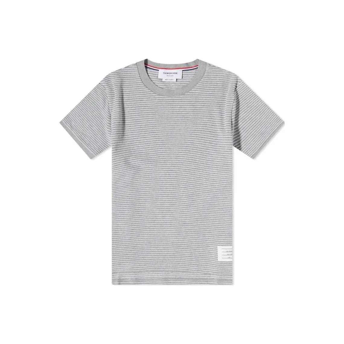 THOM BROWNE Pinstripe Pattern Crewneck T Shirt