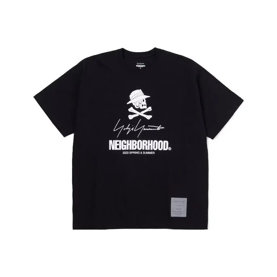 Yohji Yamamoto x NEIGHBORHOOD совместная серия SS23 Рубашка Мужская Черная