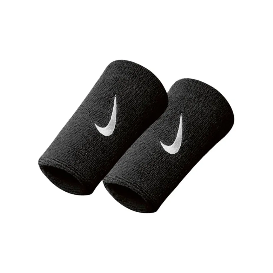 Nike Хлопок Наручные повязки Унисекс Черный