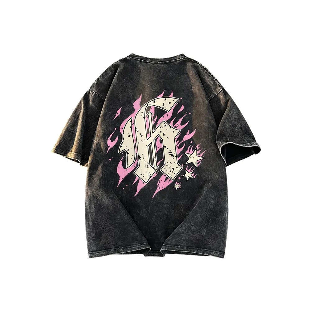 HAVR Повседневный Дышащий Тяжелый Короткий Рукав Т-Рубашки Унисекс