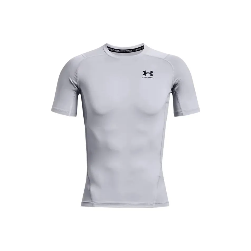 Under Armour Мужская футболка HeatGear® с короткими рукавами мужская серая