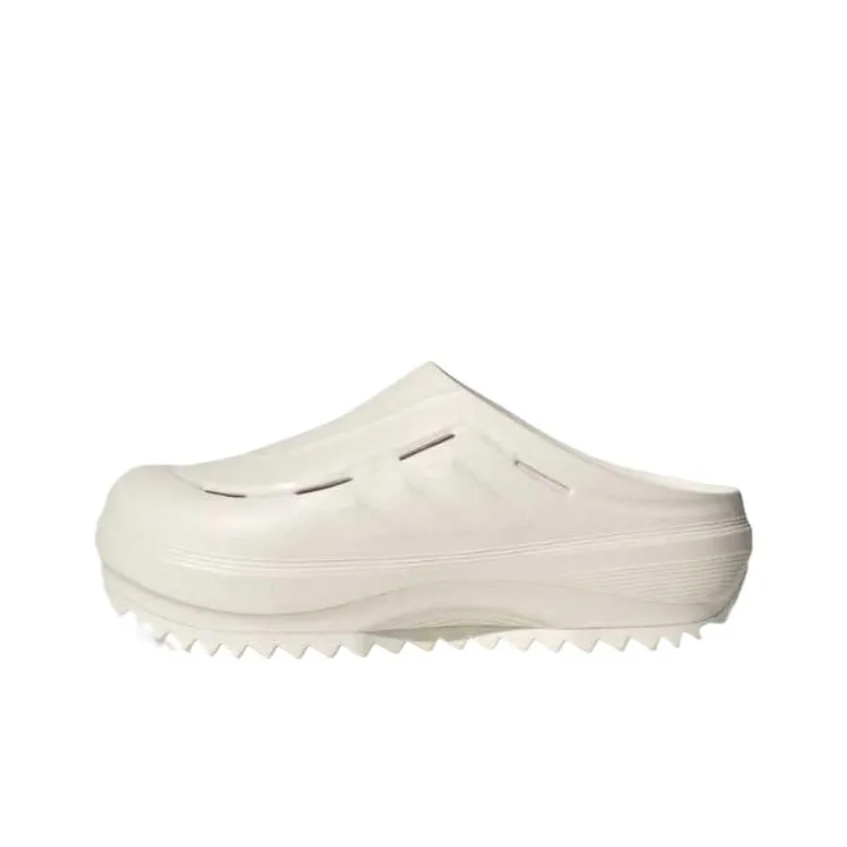 Adidas OZWAVE CLOG Abrasion Resistant Slip Resistant Wrap toe Slippers Unisex Jade White