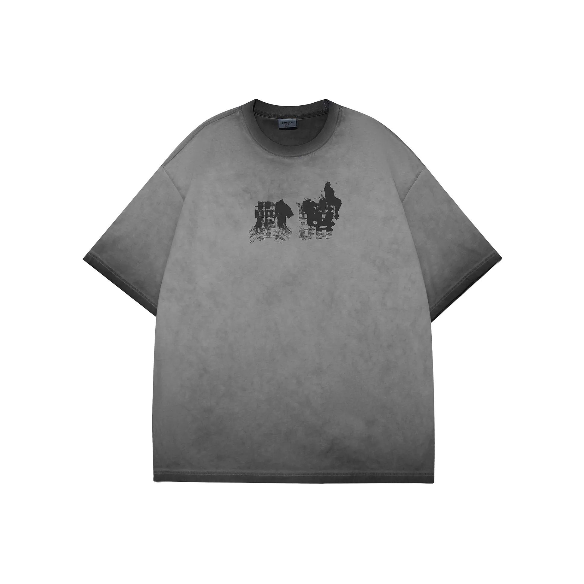 Guuka Short Sleeved T Shirts Men's Dark Gray