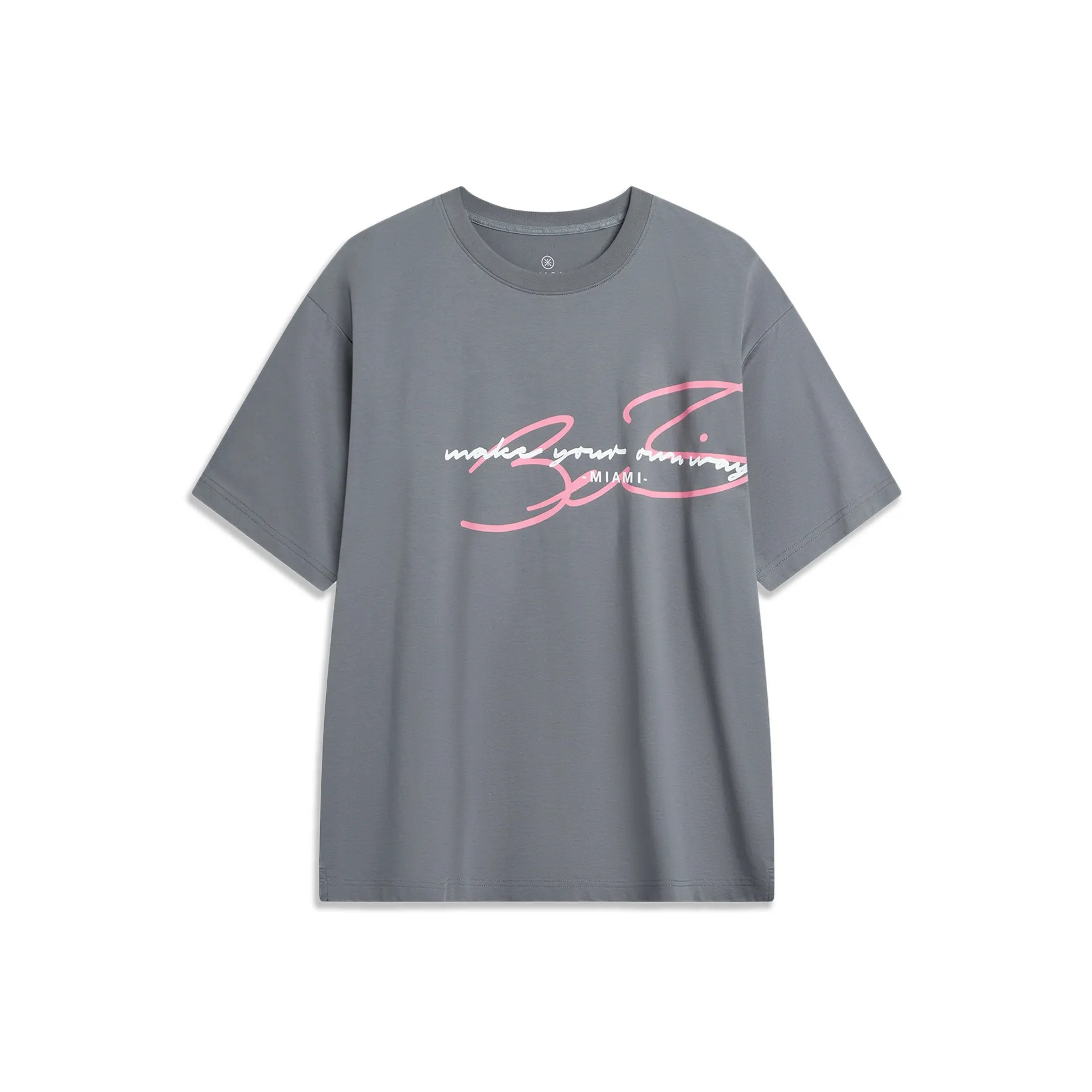 Т-рубашка с подкладкой мужская оттенок серый