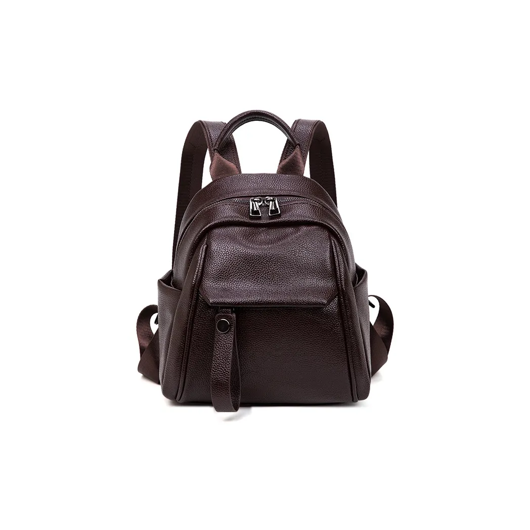 VANDEE Leather Backpack Small Size Women's Multicolor