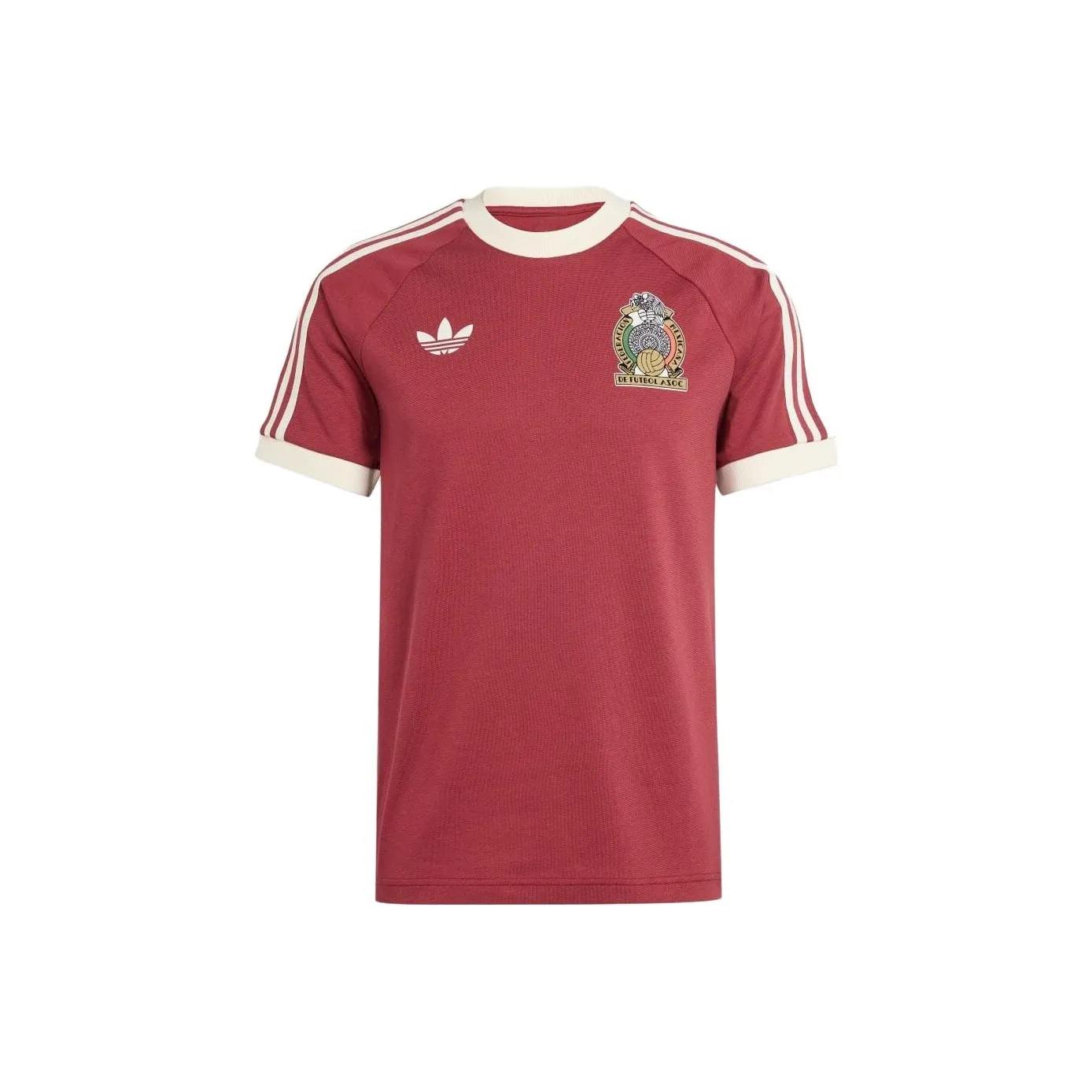 adidas originals Mexico Adicolor 3-Stripes Tee Burgundy