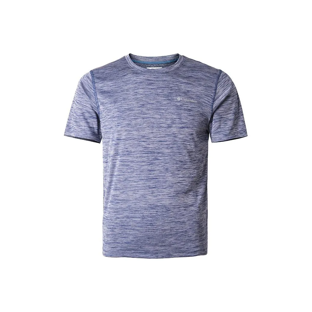 Columbia T Shirt Men's Blue Gray