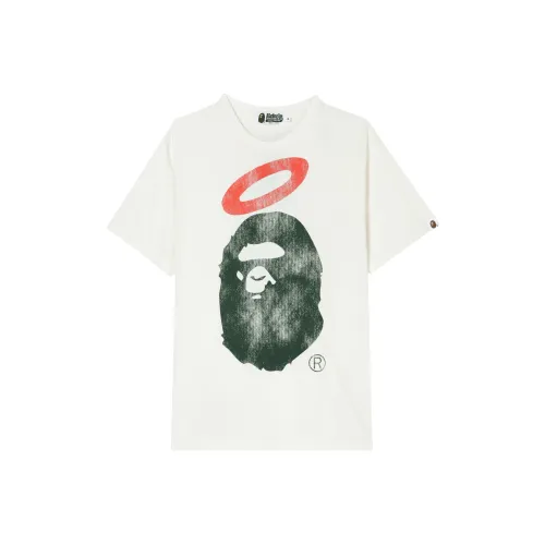 A BATHING APE Union Co Бренд Белая Унисекс Рубашка T