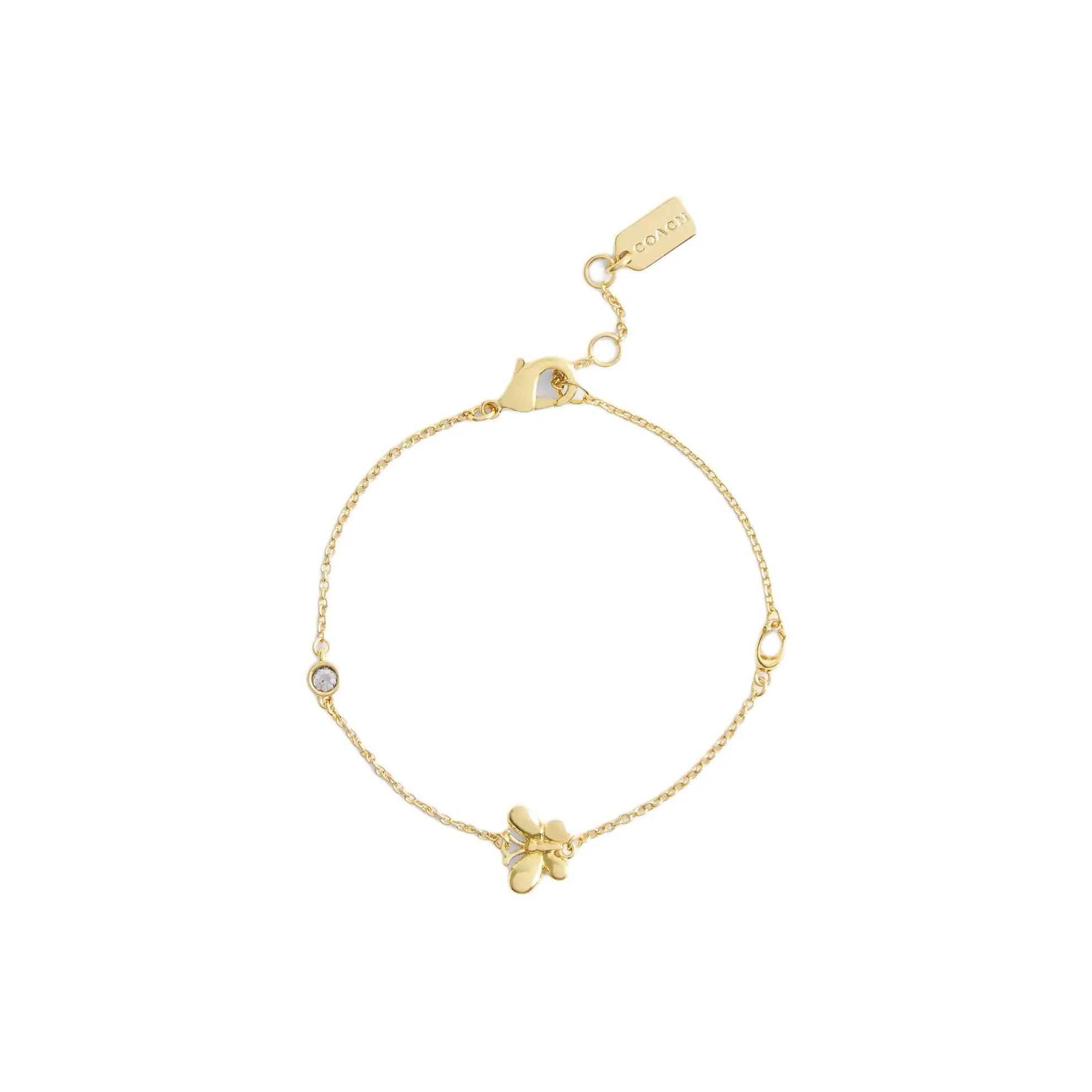 COACH Brass Plated Bracelets Women's Gold