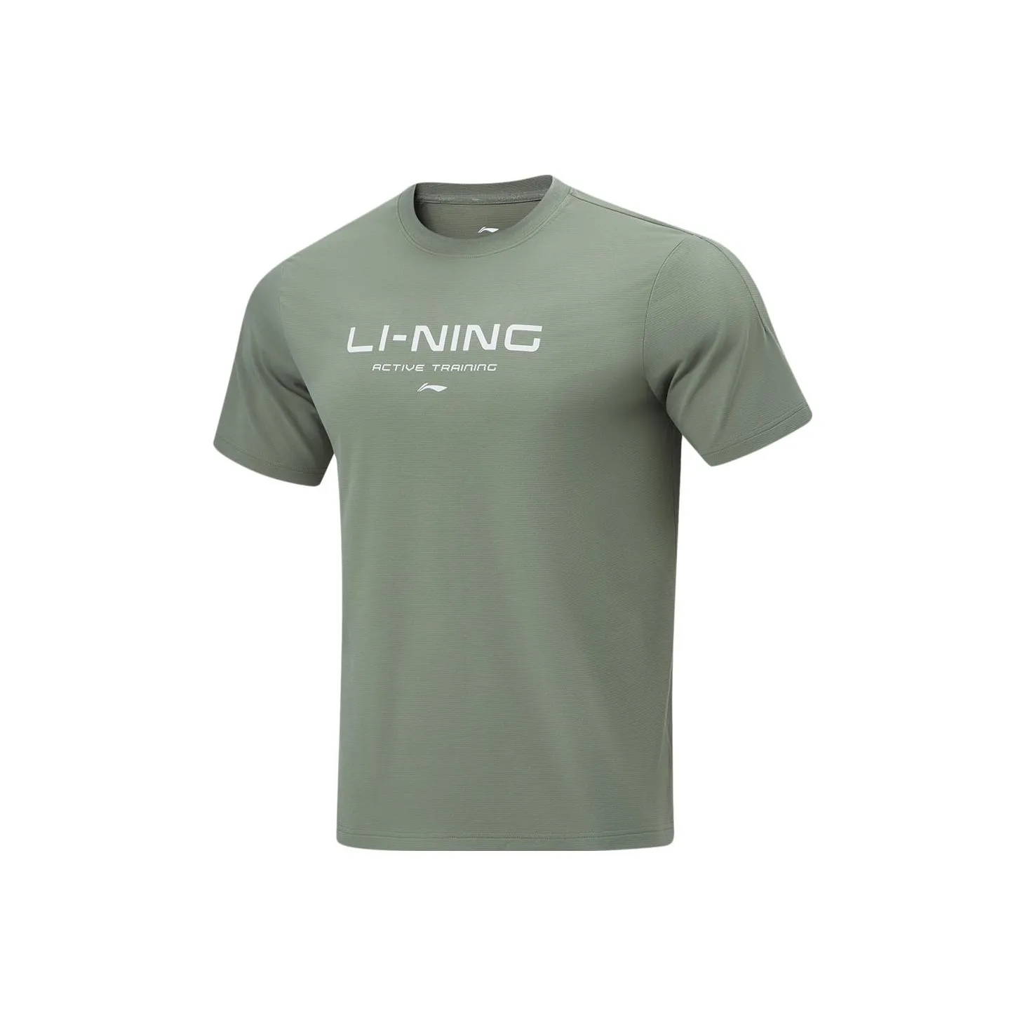 LiNing T Shirt Men's Snail Smoky Green